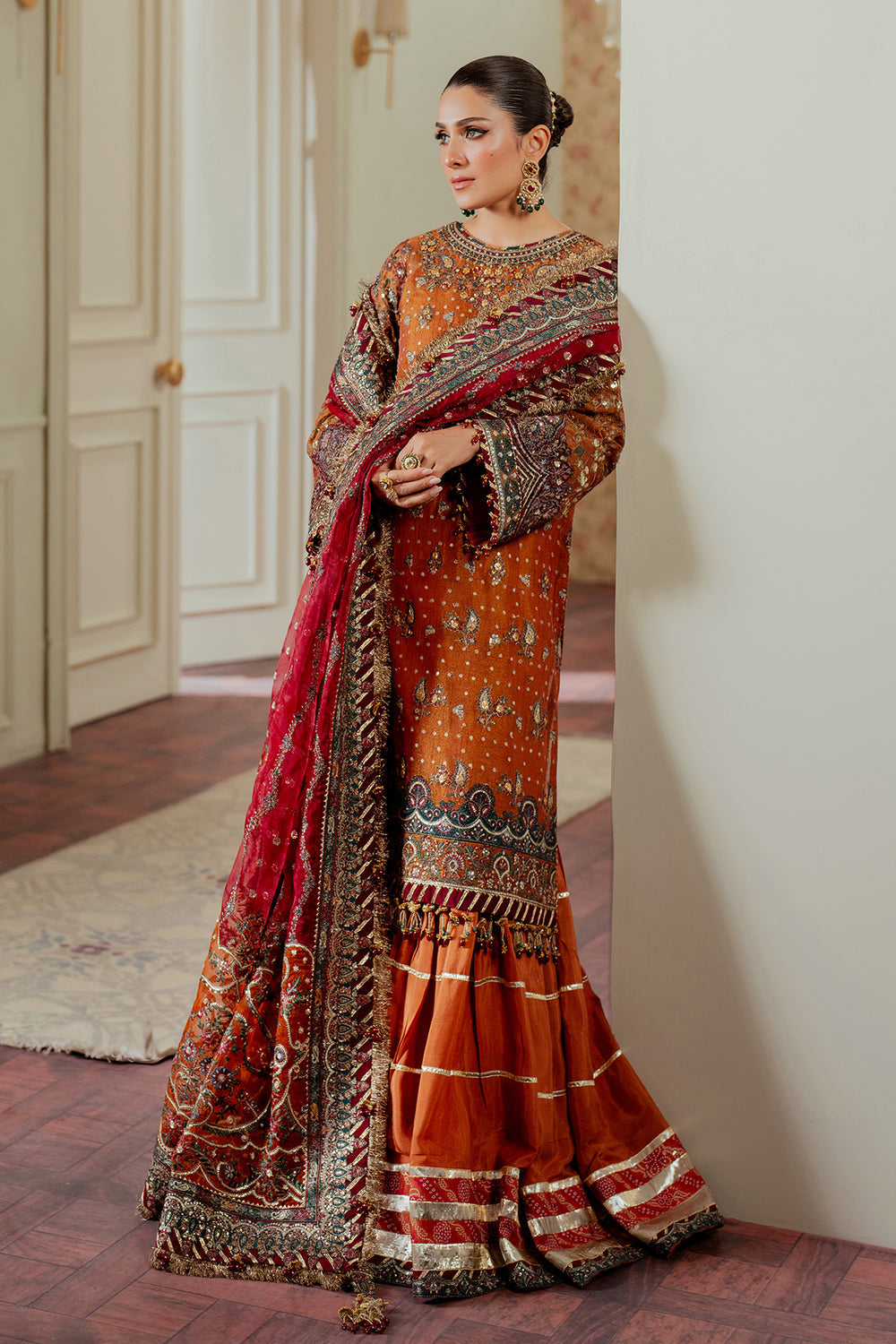 Baroque Chantelle 24 - Embroidered Net Mehendi