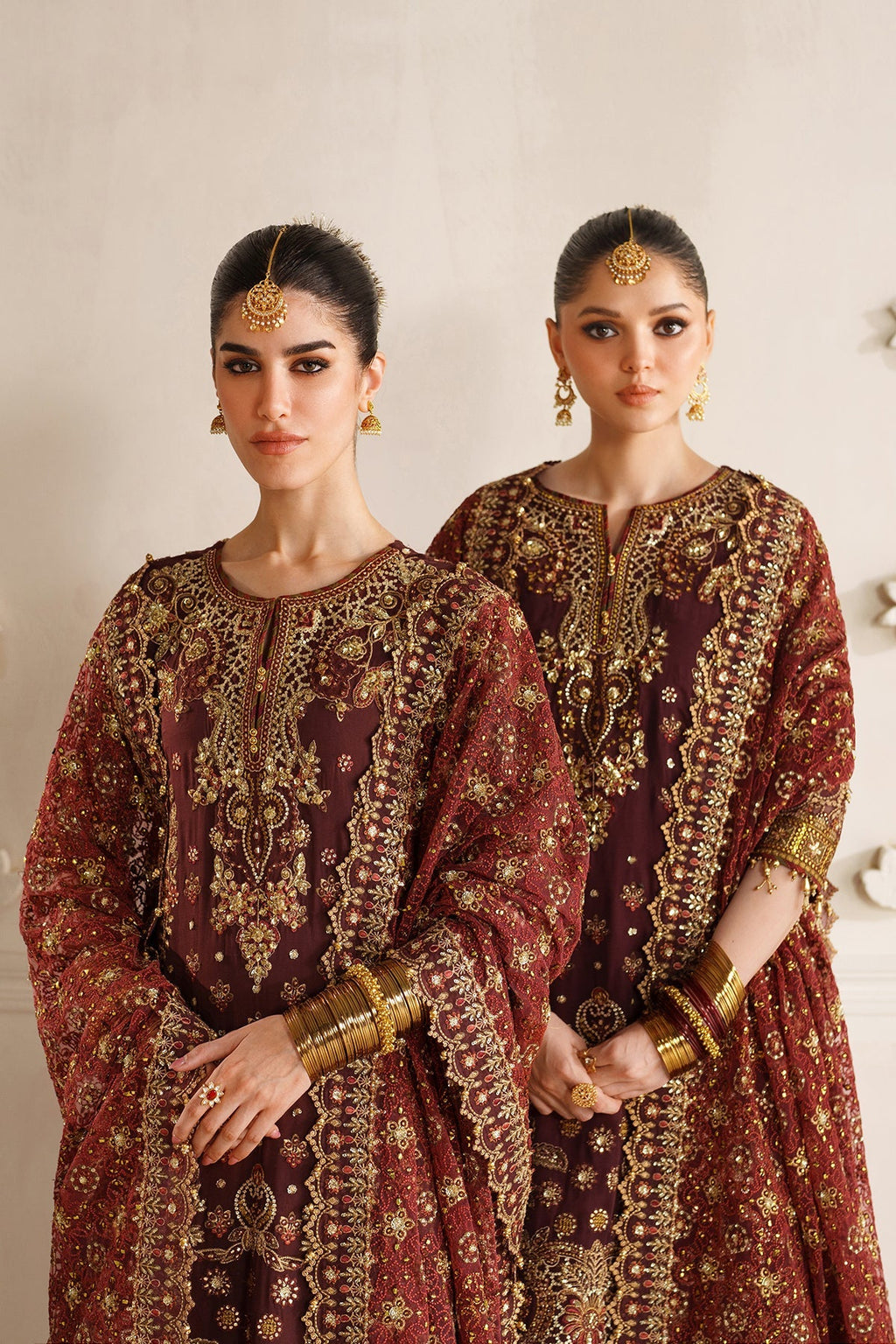 EMBROIDERED CHIFFON CH14-07 STITCHED