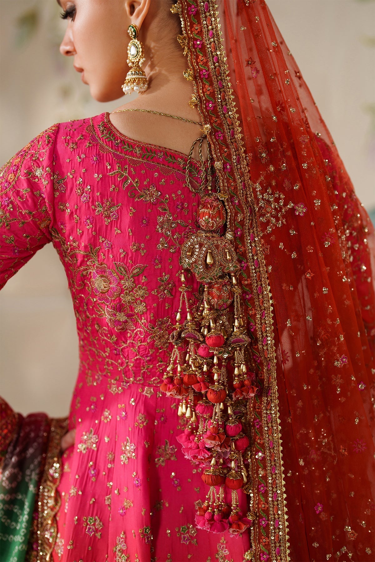 EMBROIDERED SILK CH14-03 STITCHED