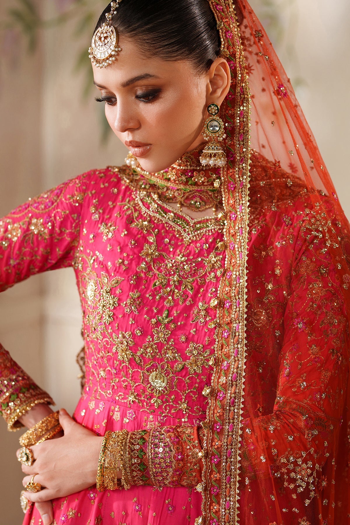 EMBROIDERED SILK CH14-03 STITCHED