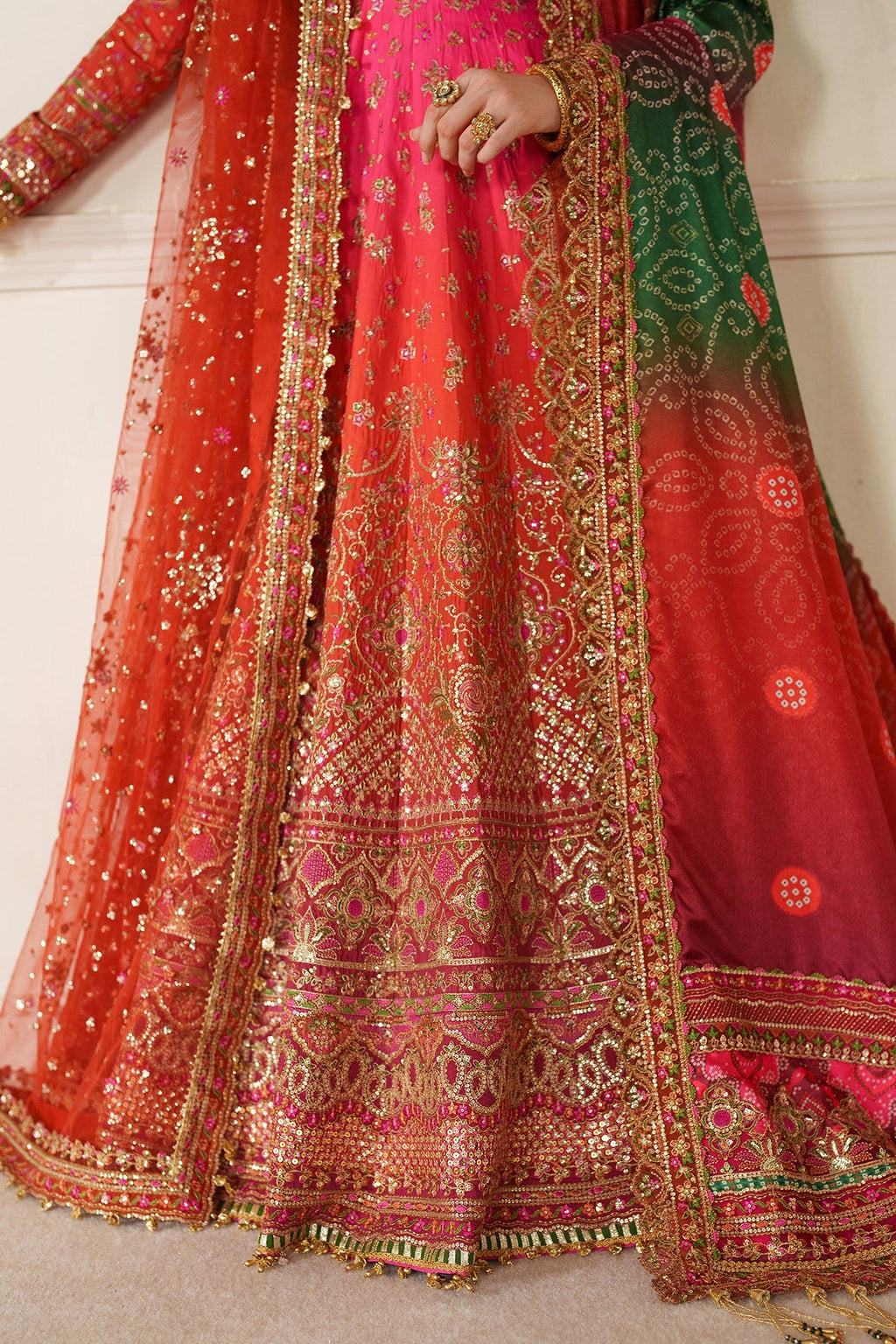 EMBROIDERED SILK CH14-03 STITCHED