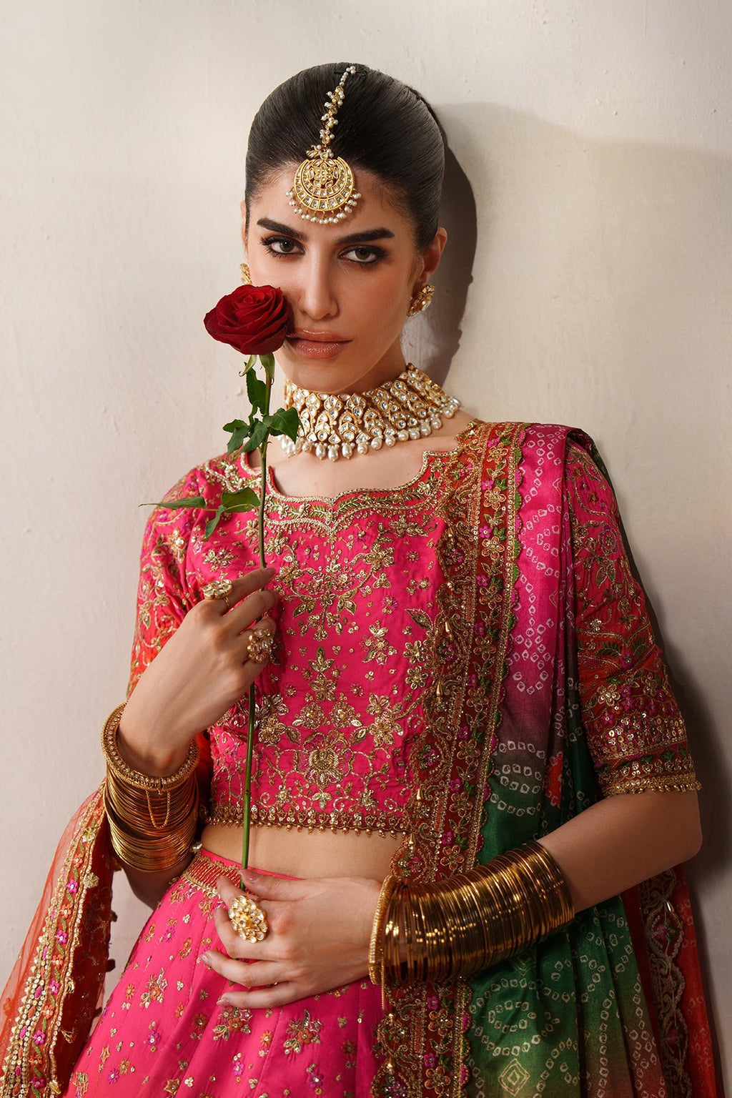 EMBROIDERED SILK CH14-03 STITCHED
