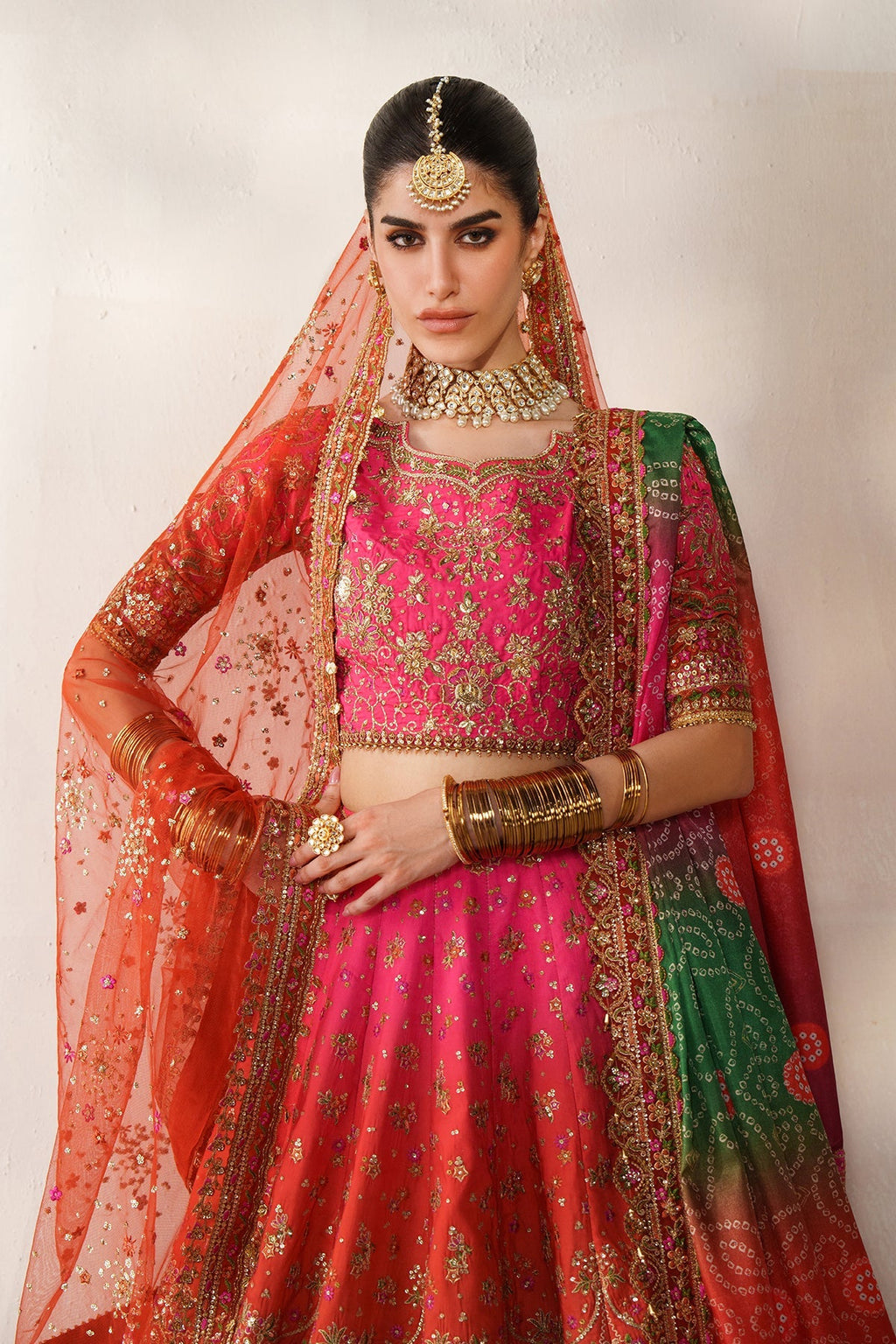 EMBROIDERED SILK CH14-03 STITCHED
