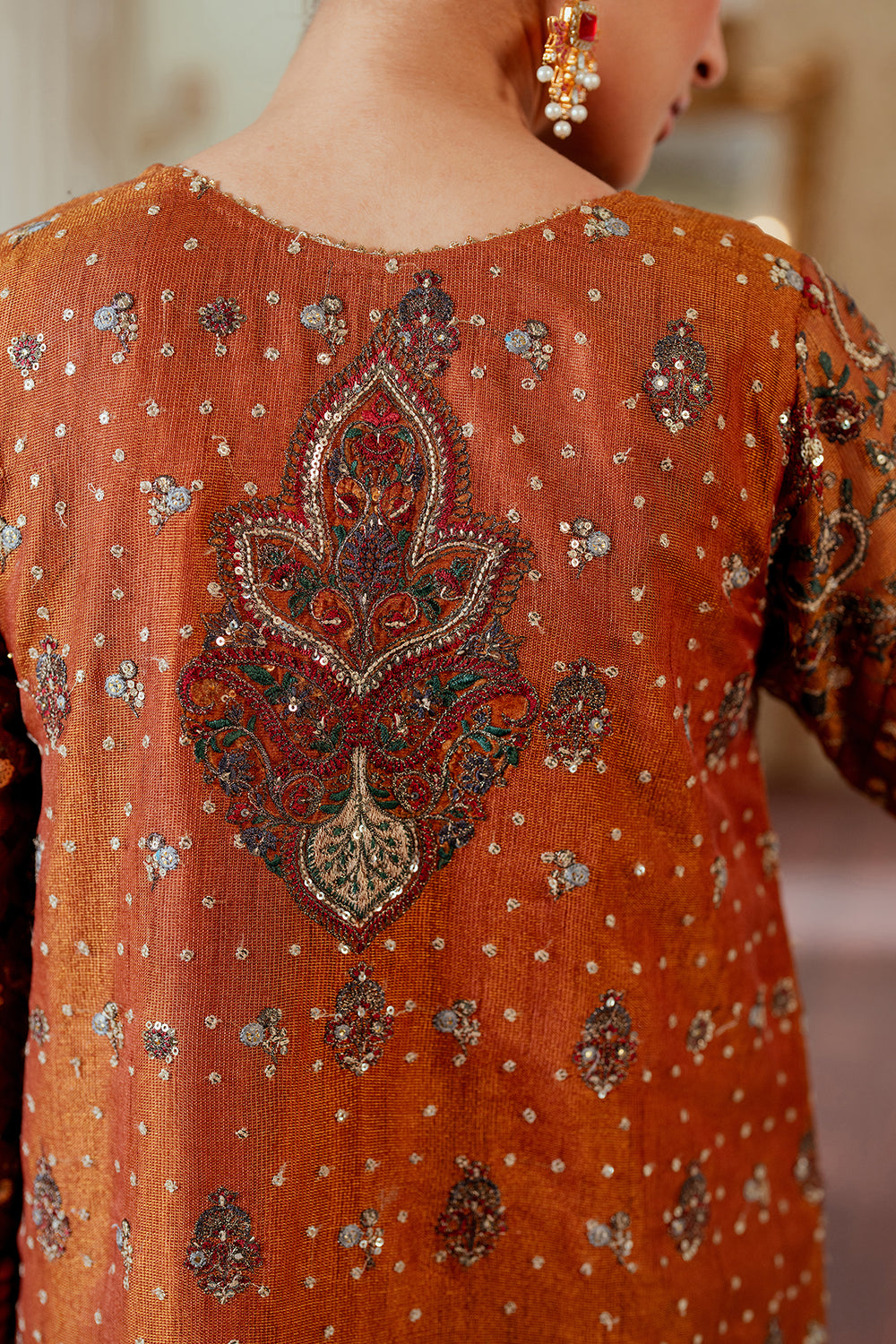 Baroque Chantelle 24 - Embroidered Net Mehendi