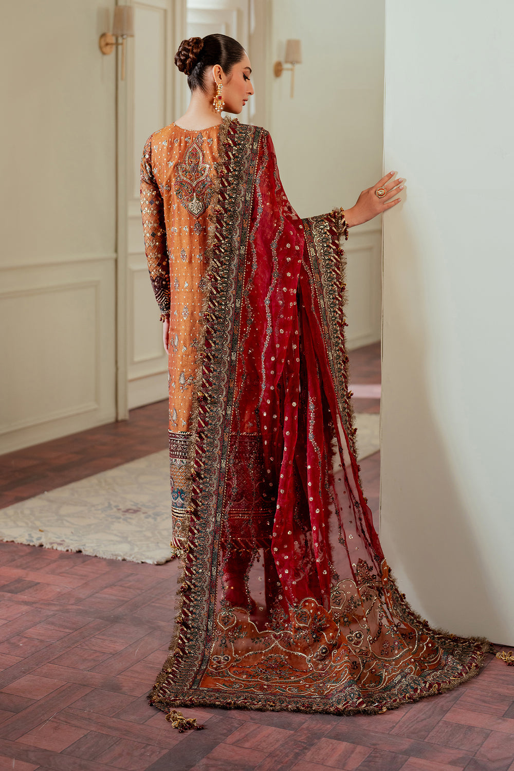 Baroque Chantelle 24 - Embroidered Net Mehendi