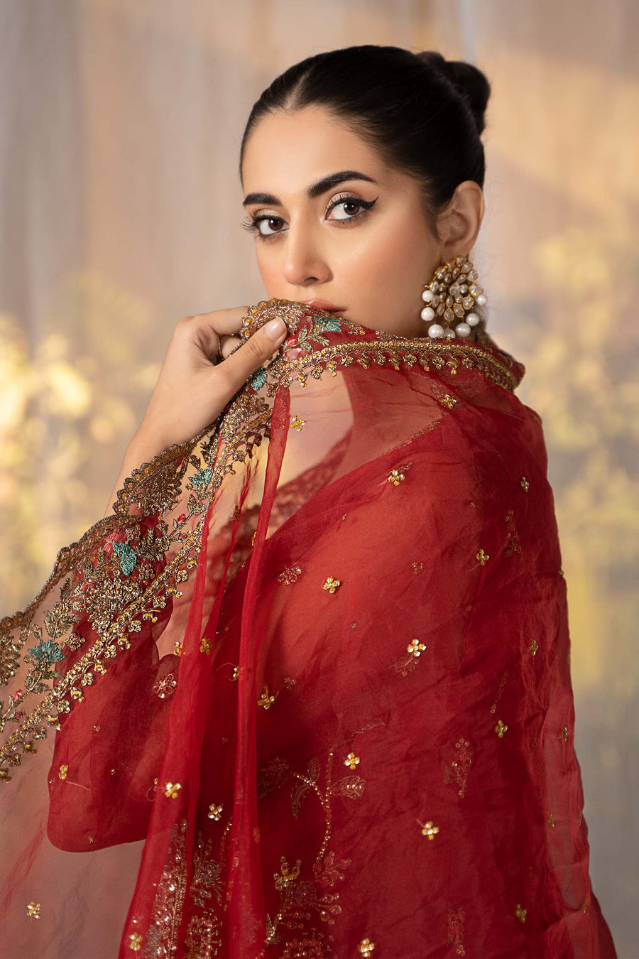 Maria B - Embroidered RTW 24 - Red